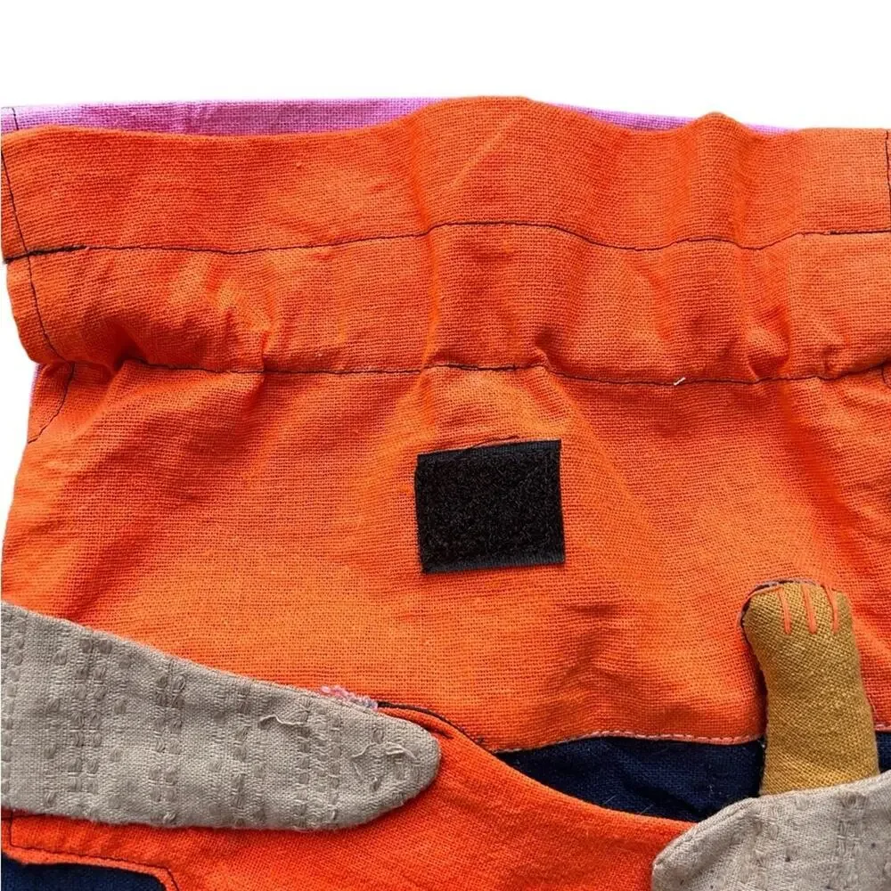 Kids monkey hippie backpack